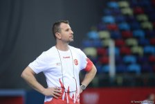 Подиумные тренировки спортивных гимнастов в рамках Игр исламской солидарности в Баку (ФОТОРЕПОРТАЖ)