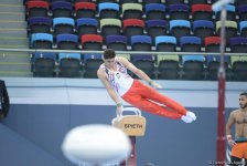 Подиумные тренировки спортивных гимнастов в рамках Игр исламской солидарности в Баку (ФОТОРЕПОРТАЖ)