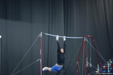 Подиумные тренировки спортивных гимнастов в рамках Игр исламской солидарности в Баку (ФОТОРЕПОРТАЖ)