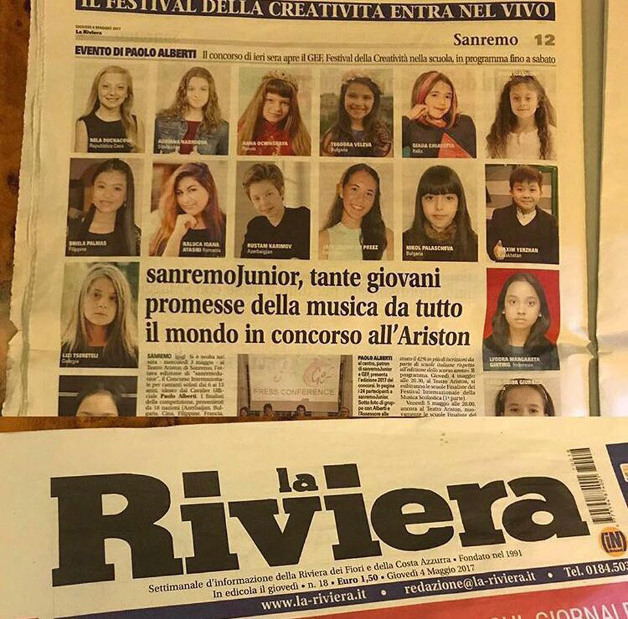 Рустам Керимов удостоен специального приза фестиваля в Сан-Ремо (ФОТО)