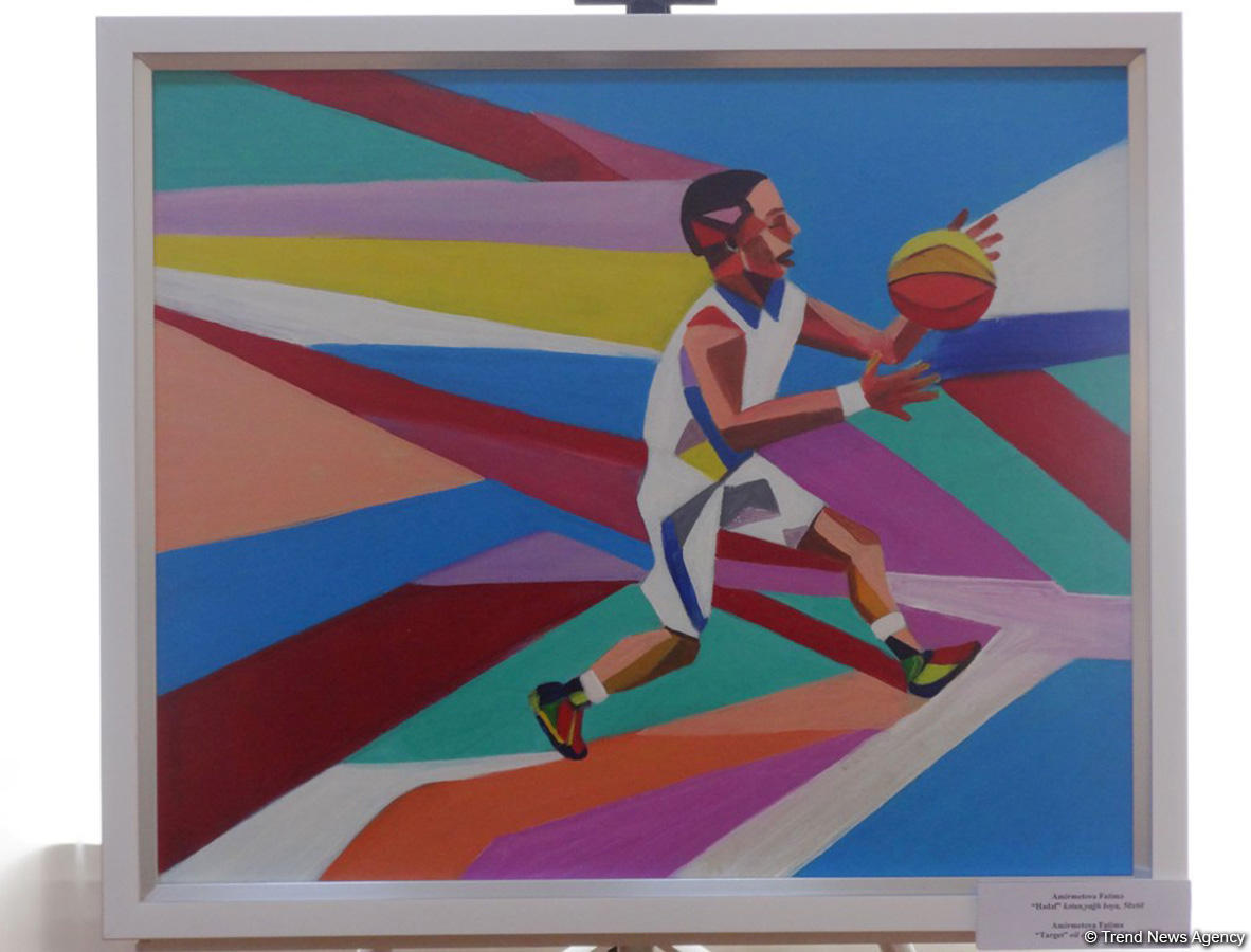 Спортивные пейзажи в Баку - красочные картины, посвященные Исламиаде  (ФОТО)