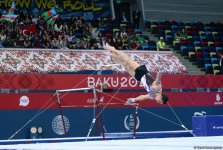 В рамках IV Игр исламской солидарности в Баку проходят соревнования по спортивной гимнастике (ФОТОСЕССИЯ)