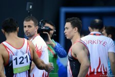 В рамках IV Игр исламской солидарности в Баку проходят соревнования по спортивной гимнастике (ФОТОСЕССИЯ)