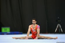 В рамках IV Игр исламской солидарности в Баку проходят соревнования по спортивной гимнастике (ФОТОСЕССИЯ)