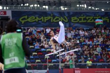 В рамках IV Игр исламской солидарности в Баку проходят соревнования по спортивной гимнастике (ФОТОСЕССИЯ)