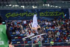 В рамках IV Игр исламской солидарности в Баку проходят соревнования по спортивной гимнастике (ФОТОСЕССИЯ)