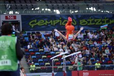 В рамках IV Игр исламской солидарности в Баку проходят соревнования по спортивной гимнастике (ФОТОСЕССИЯ)