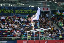 В рамках IV Игр исламской солидарности в Баку проходят соревнования по спортивной гимнастике (ФОТОСЕССИЯ)