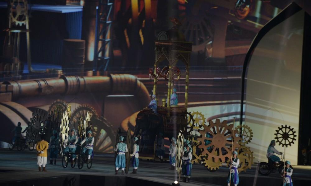 Феерическое открытие  Исламиады  в Баку, или Волшебное путешествие Мины с воздушным змеем (ФОТО)