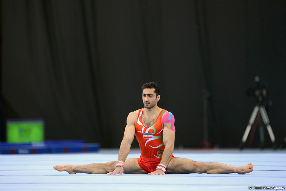 В рамках IV Игр исламской солидарности в Баку проходят соревнования по спортивной гимнастике (ФОТОСЕССИЯ)