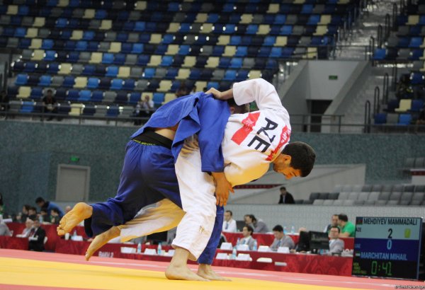 Азербайджанский дзюдоист Гусейн Мамедов завоевал путевку в полуфинал EYOF Baku 2019