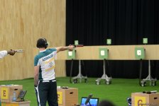 В рамках IV Игр исламской солидарности проходят соревнования по стрельбе из пистолета  (ФОТОРЕПОРТАЖ)