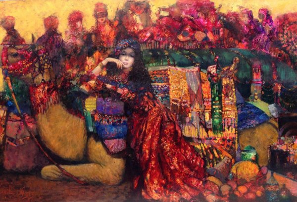 Как передать яркими красками красоту женщины и ренессанс природы? Чувства Эмиля Азиза (ФОТО)