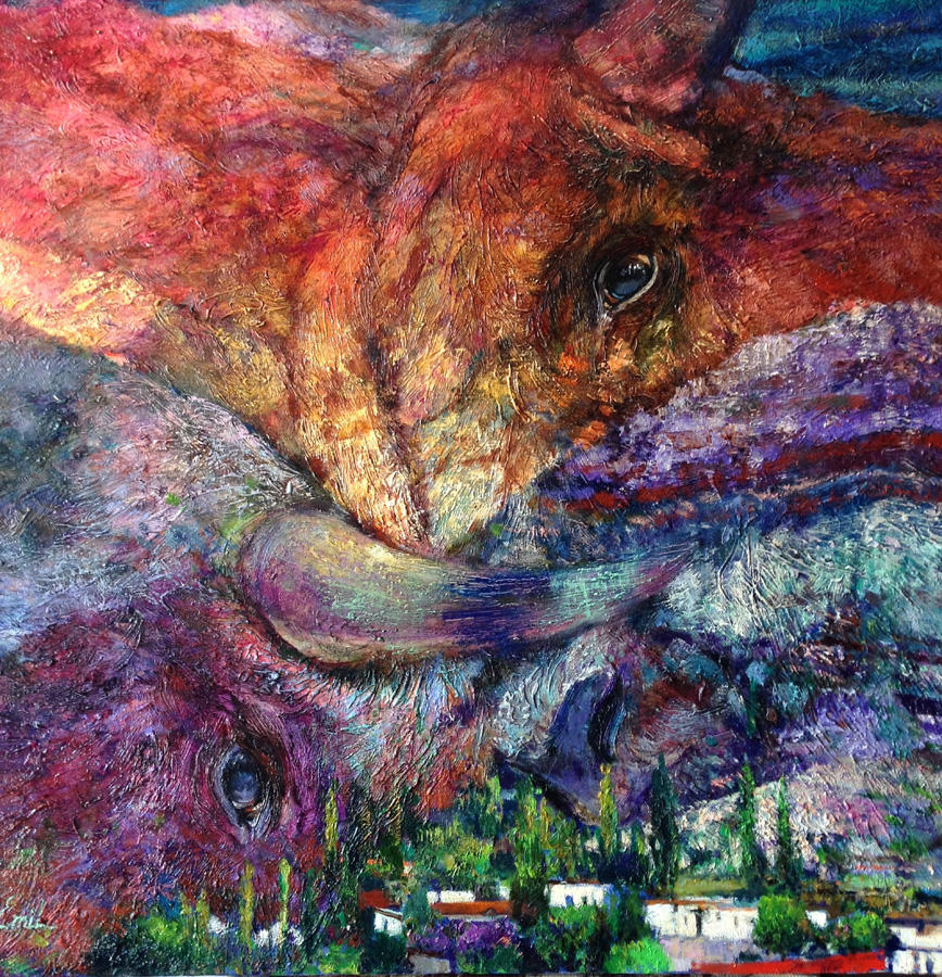 Как передать яркими красками красоту женщины и ренессанс природы? Чувства Эмиля Азиза (ФОТО)