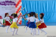 В Гёйчае проходит I Открытое первенство города по художественной гимнастике (ФОТО)