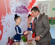 В Гёйчае проходит I Открытое первенство города по художественной гимнастике (ФОТО)