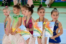 В Гёйчае проходит I Открытое первенство города по художественной гимнастике (ФОТО)