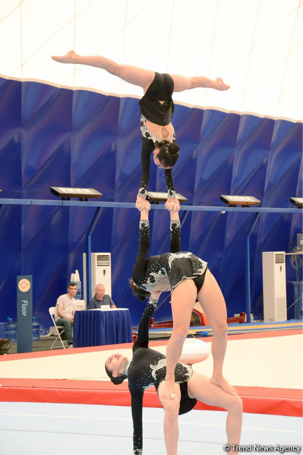 Стартовал второй день соревнований XXIV Чемпионата Баку и Первенства Азербайджана по мужской и женской спортивной гимнастике (ФОТО)