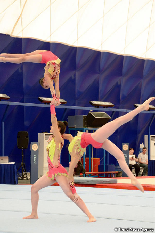 Стартовал второй день соревнований XXIV Чемпионата Баку и Первенства Азербайджана по мужской и женской спортивной гимнастике (ФОТО)