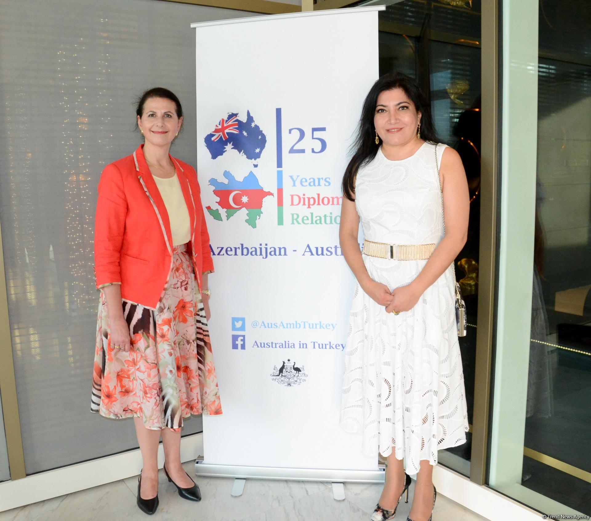 В Баку отметили 25-летие дипотношений между Азербайджаном и Австралией (ФОТО)