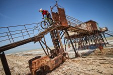 Чешские экстремалы-велобайкеры покорили горы Азербайджана (ФОТО)