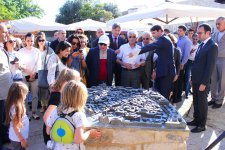 В Баку представлен уникальный проект – макет Ичери шехер в бронзе для слепых (ФОТО)