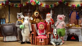 "Маша и Медведь" на азербайджанском и русском языке: Новый спектакль "Безграничное счастье"