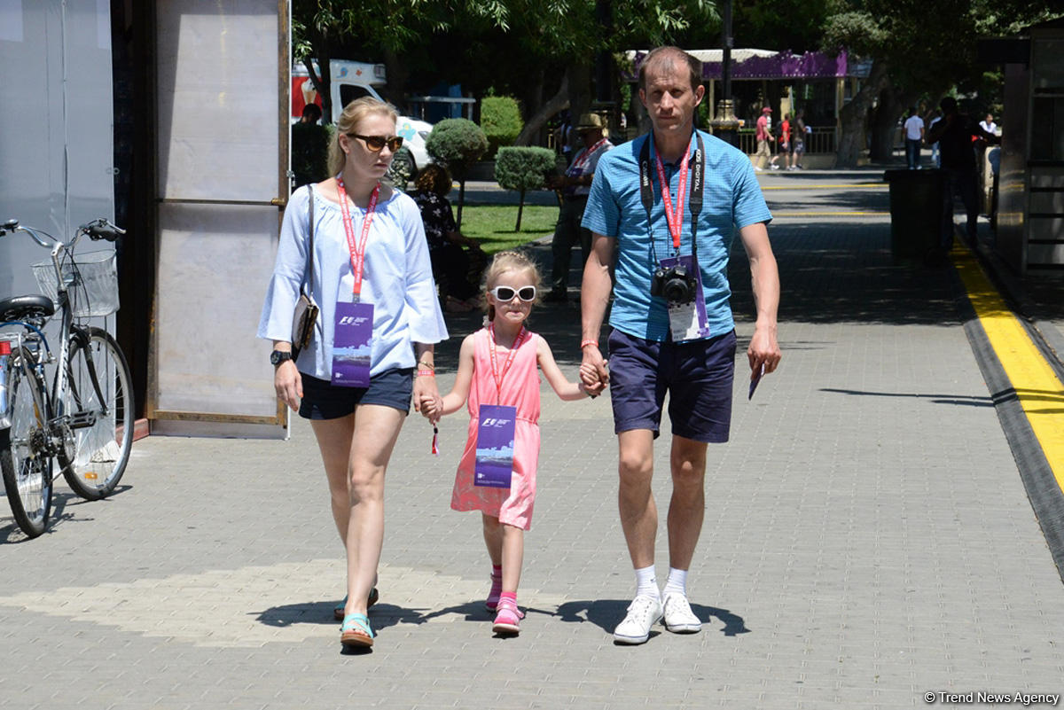 В развлекательной зоне F1 Village в Баку (Фотосессия)