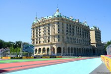 Второй день заезда Формулы-1 в рамках Гран-при Азербайджана (ФОТОСЕССИЯ)