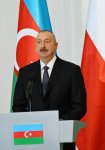Президенты Азербайджана и Польши выступили с заявлениями для печати (ФОТО) (версия 2)