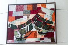 В Баку прошла выставка гобеленов "Национальные музыкальные инструменты" (ФОТО)