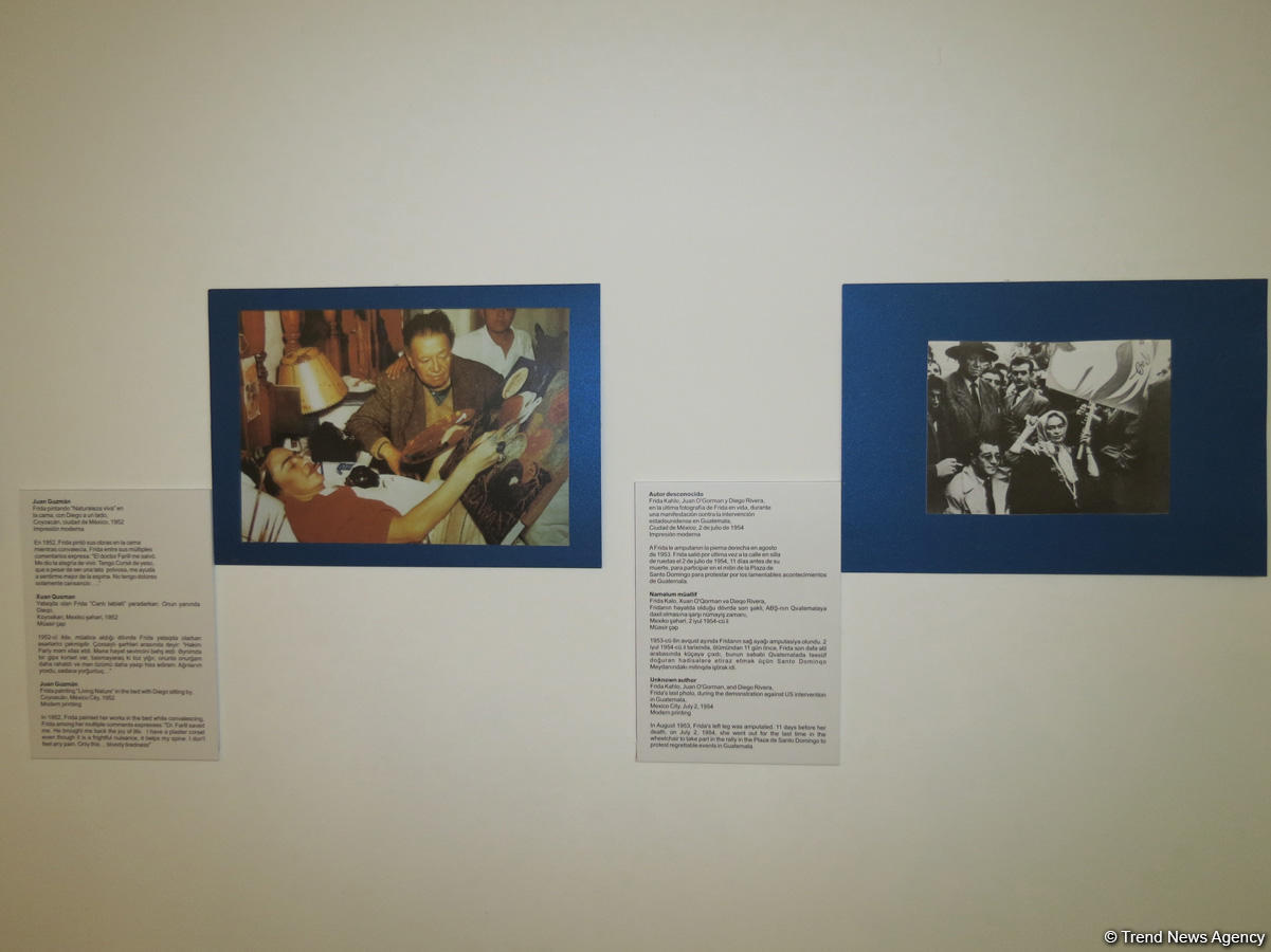 В Баку прошла фотовыставка, посвященная Фриде Кало и Диего Ривере (ФОТО)