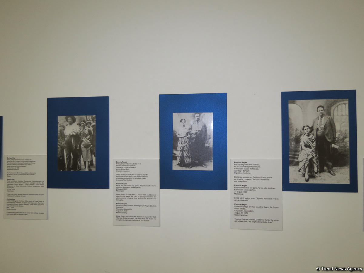 В Баку прошла фотовыставка, посвященная Фриде Кало и Диего Ривере (ФОТО)