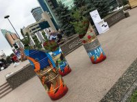 Креативные бочки из Азербайджана удивили гостей фестиваля в Казахстане (ФОТО)