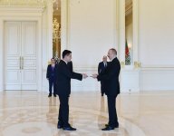 Президент Ильхам Алиев принял верительные грамоты посла Туркменистана (ФОТО)
