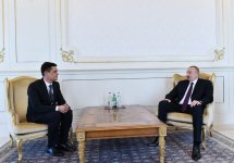 Президент Ильхам Алиев принял верительные грамоты посла Туркменистана (ФОТО)