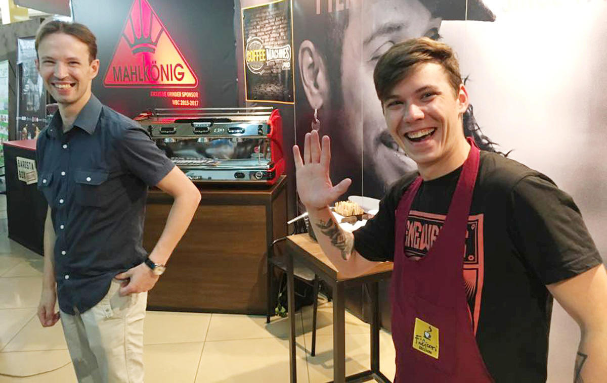 Представители Азербайджана на Фестивале кофе в Одессе (ФОТО)