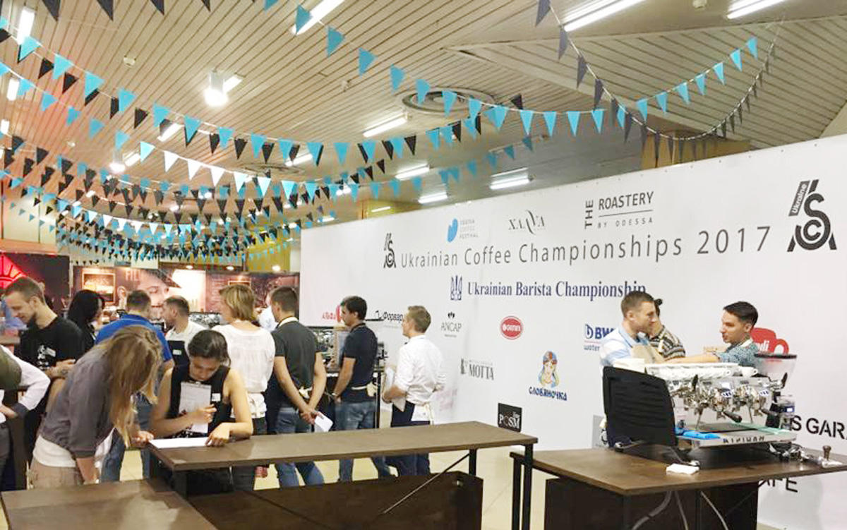Представители Азербайджана на Фестивале кофе в Одессе (ФОТО)
