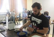 Представители Азербайджана на Фестивале кофе в Одессе (ФОТО)