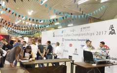 Представители Азербайджана на Фестивале кофе в Одессе (ФОТО)