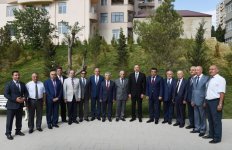 Президент Ильхам Алиев ознакомился с условиями, созданными в новом парке в Баку (ФОТО)