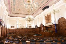 Президент Ильхам Алиев встретился в Риге с председателем Сейма Латвии (ФОТО) (версия 2)