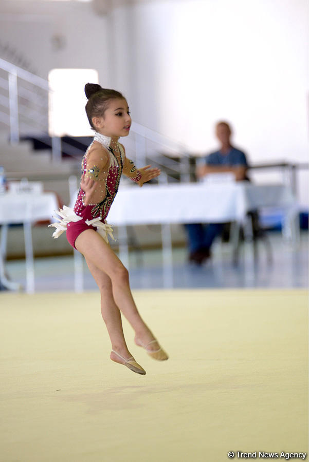 В Баку проходит открытое первенство Шагана по художественной гимнастике (ФОТО)