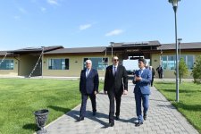Президент Ильхам Алиев ознакомился с условиями, созданными в комплексе «Нерекенд» в Пираллахинском районе Баку (ФОТО)