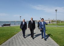 Президент Ильхам Алиев ознакомился с условиями, созданными в комплексе «Нерекенд» в Пираллахинском районе Баку (ФОТО)