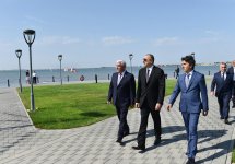 Президент Ильхам Алиев ознакомился с условиями, созданными в комплексе «Нерекенд» в Пираллахинском районе Баку (ФОТО)