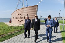 Президент Ильхам Алиев ознакомился с условиями, созданными в комплексе «Нерекенд» в Пираллахинском районе Баку (ФОТО)