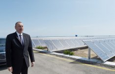 Состоялось открытие солнечной электростанции «Пираллахи» (ФОТО)