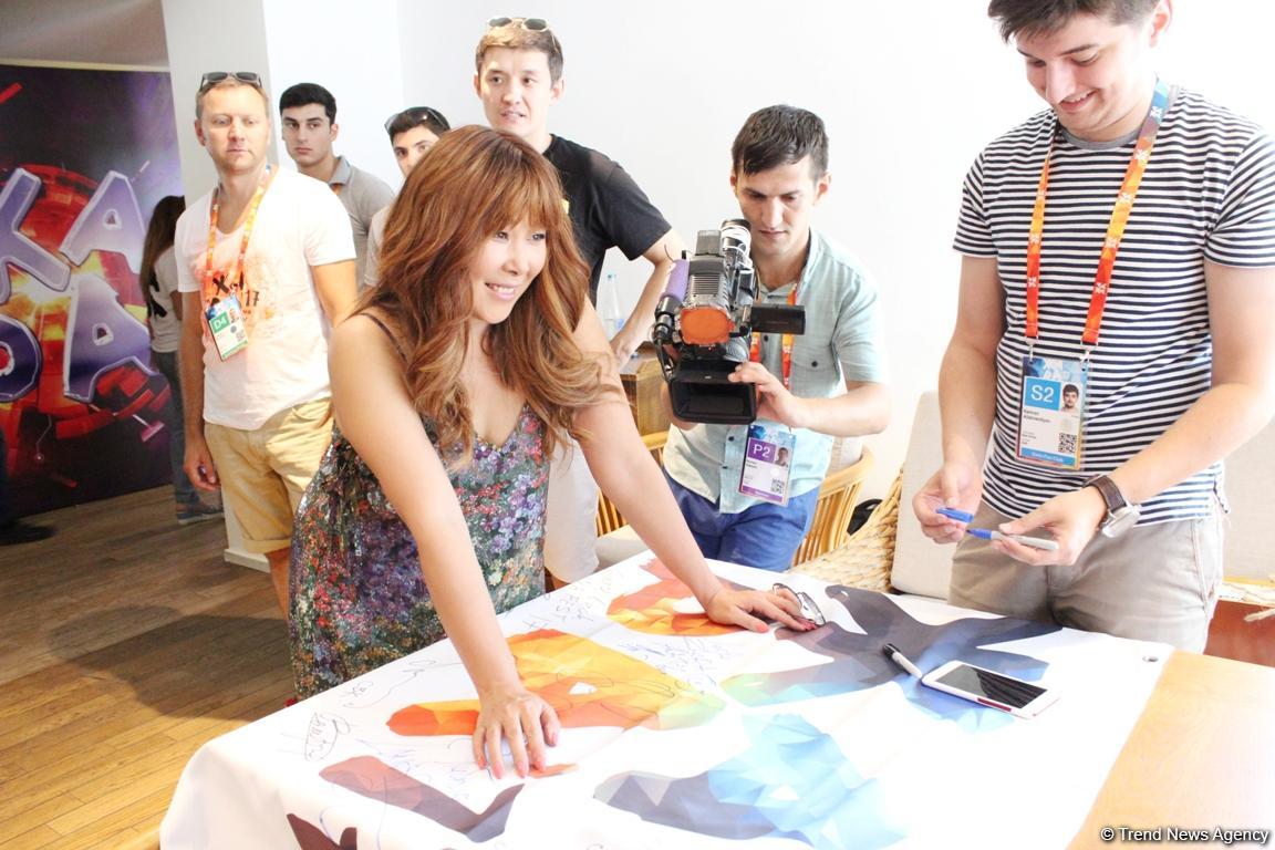 Российские звезды – участники фестиваля "ЖАРА-2017" восхищены Баку: пресс-конференция (ФОТО)