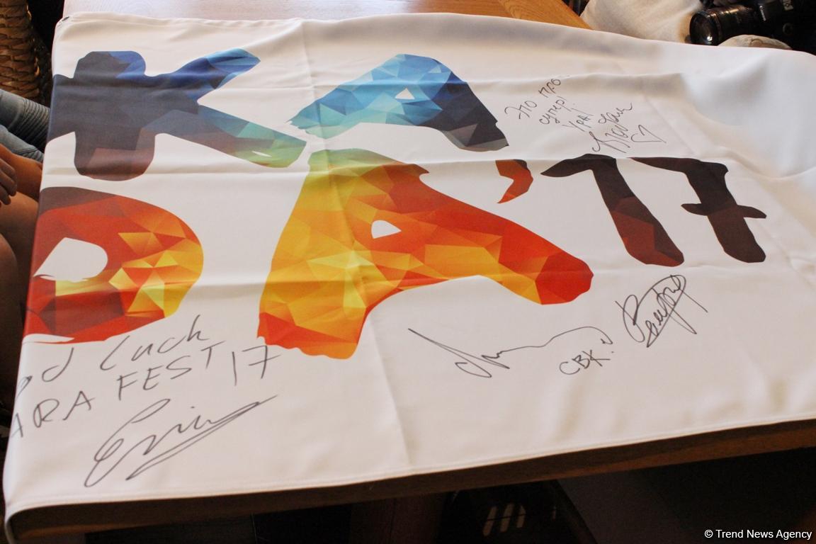 Российские звезды – участники фестиваля "ЖАРА-2017" восхищены Баку: пресс-конференция (ФОТО)